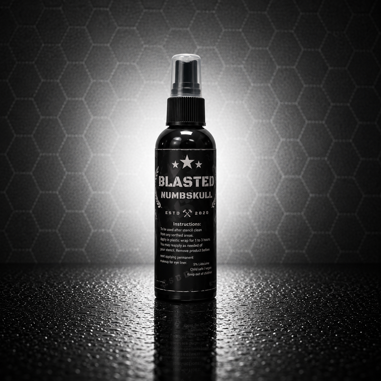 Blasted Numb Skull Lidocaine Spray