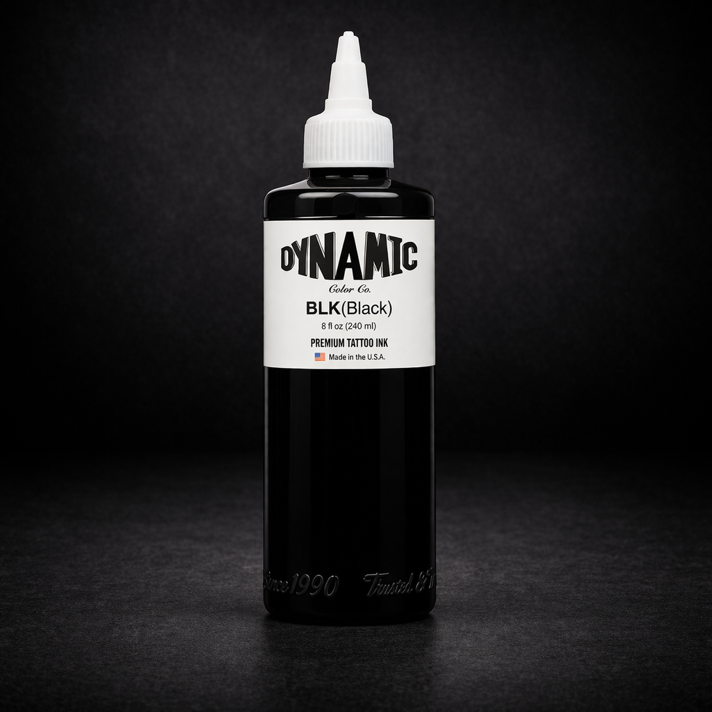 Dynamic Black Tattoo Ink – 8 oz