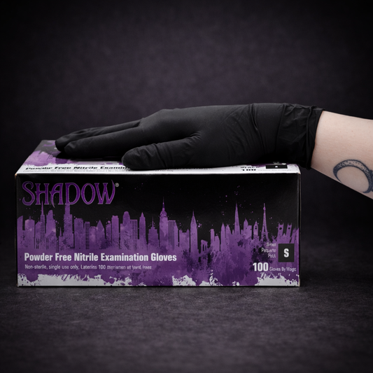 Shadow Nitrile Gloves – Black – Box of 100
