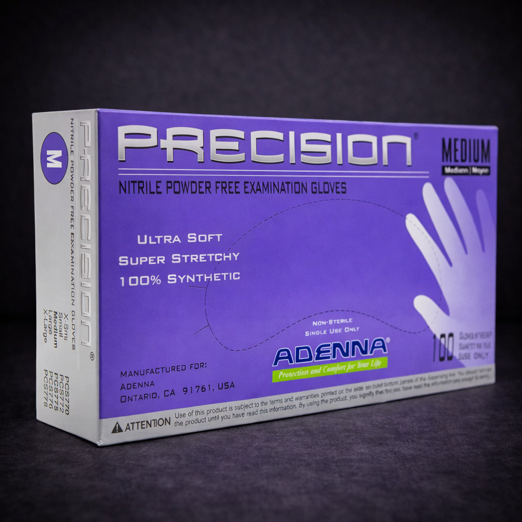 Precision Nitrile Gloves – Blue – Box of 100