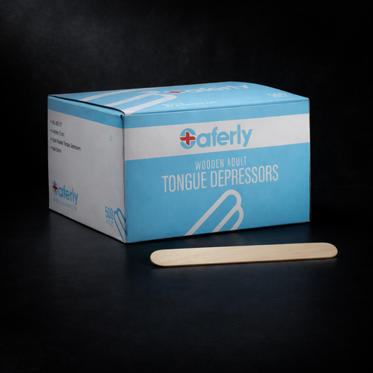 Saferly Tongue Depressors – Adult Size – Box of 500